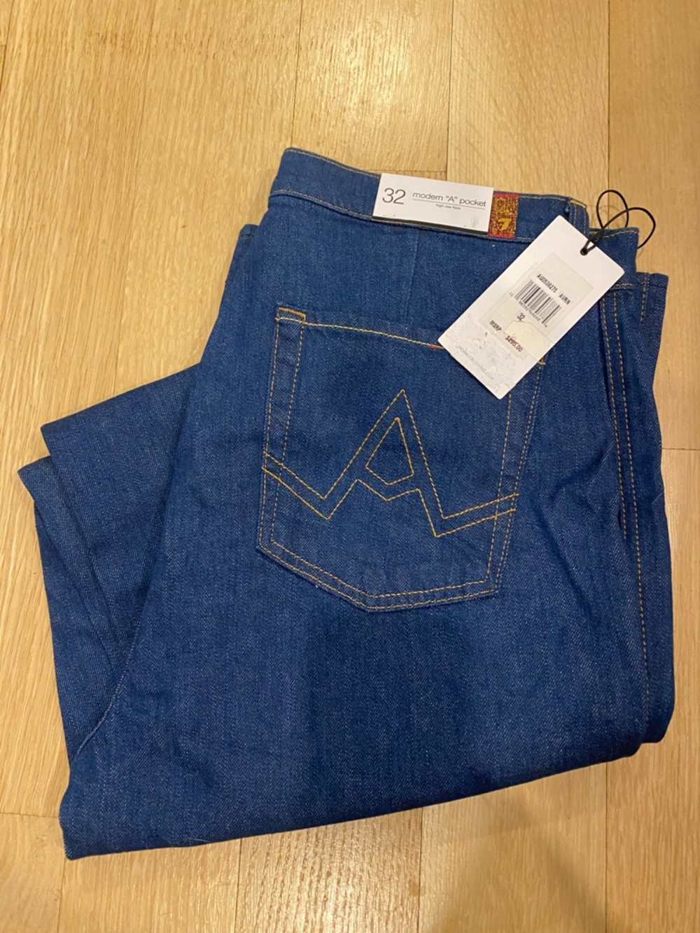 7 For All Mankind high-rise flared jeans, size 32